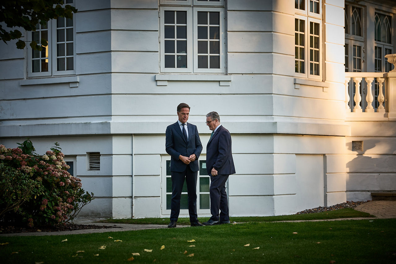NATO Secretary General Mark Rutte meets with the UK Prime Minister, Keir Starmer