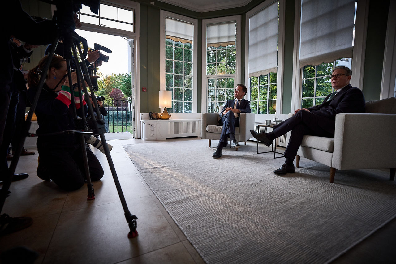 NATO Secretary General Mark Rutte meets with the UK Prime Minister, Keir Starmer