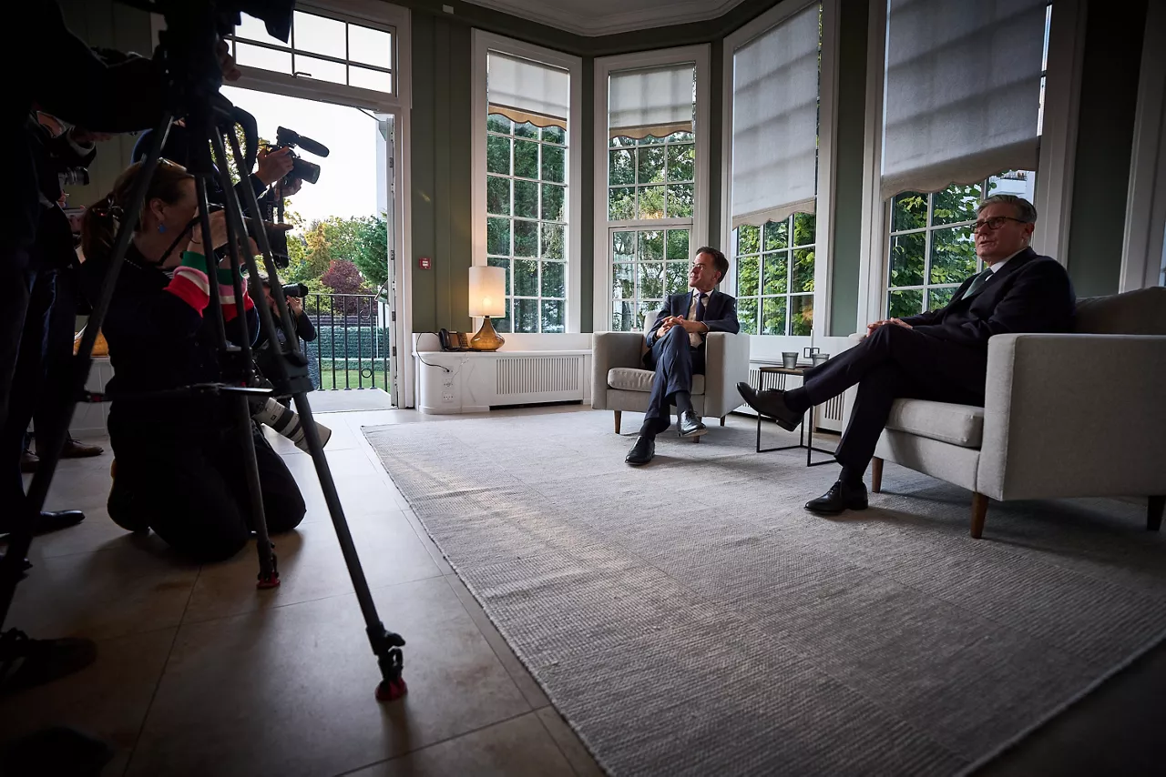 NATO Secretary General Mark Rutte meets with the UK Prime Minister, Keir Starmer
