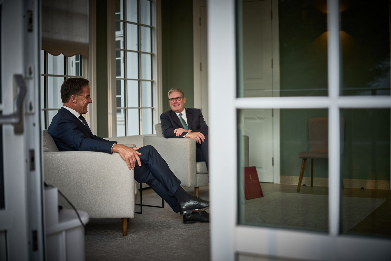 NATO Secretary General Mark Rutte meets with the UK Prime Minister, Keir Starmer