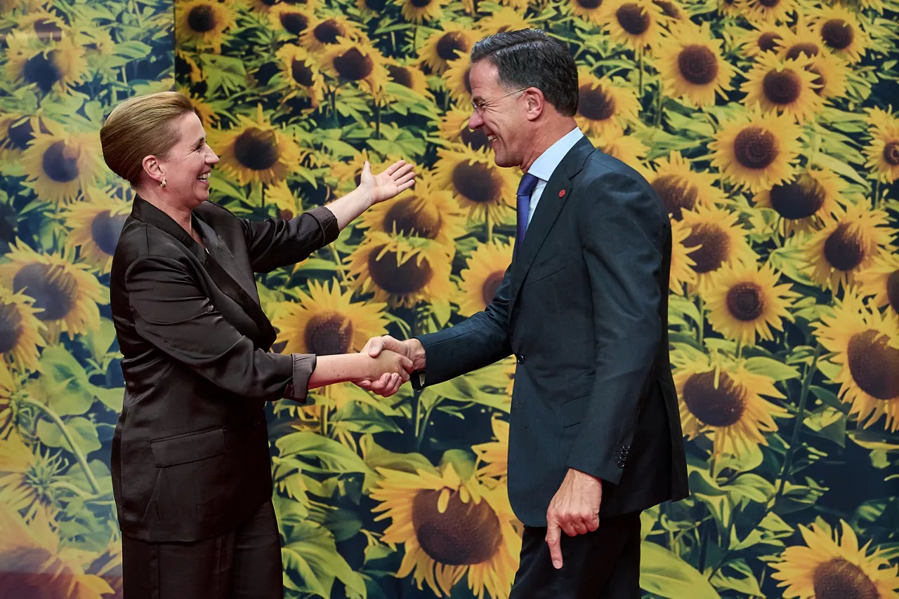  NATO Secretary General Mark Rutte meets with Mette Frederiksen, Prime Minister of Denmark