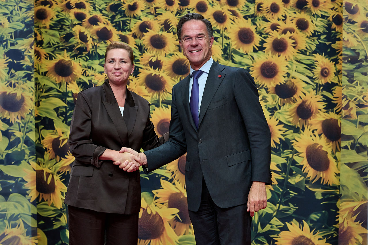  NATO Secretary General Mark Rutte meets with Mette Frederiksen, Prime Minister of Denmark
