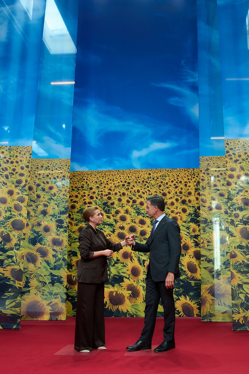  NATO Secretary General Mark Rutte meets with Mette Frederiksen, Prime Minister of Denmark