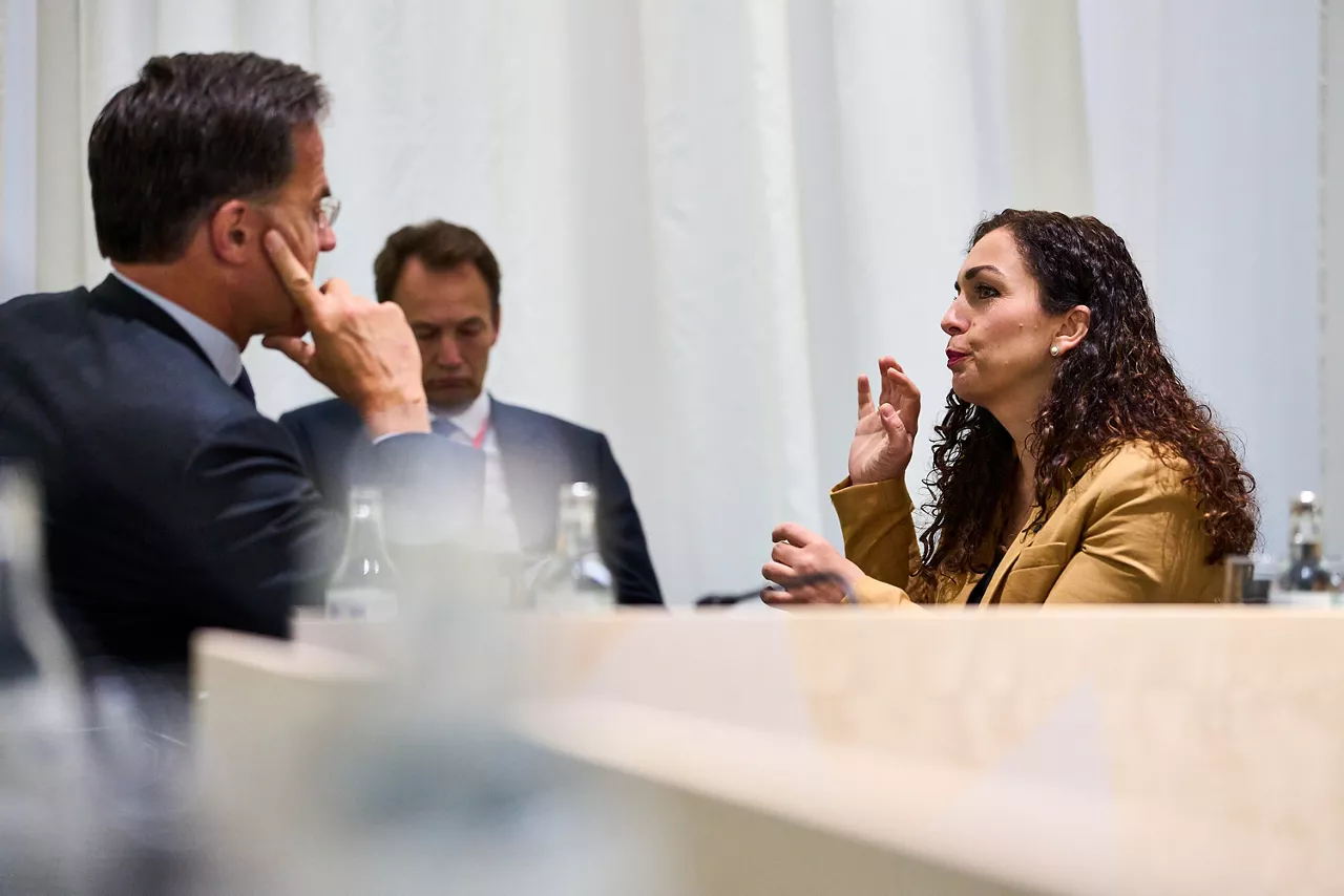 NATO Secretary General Mark Rutte meets with Vjosa Osmani of Kosovo