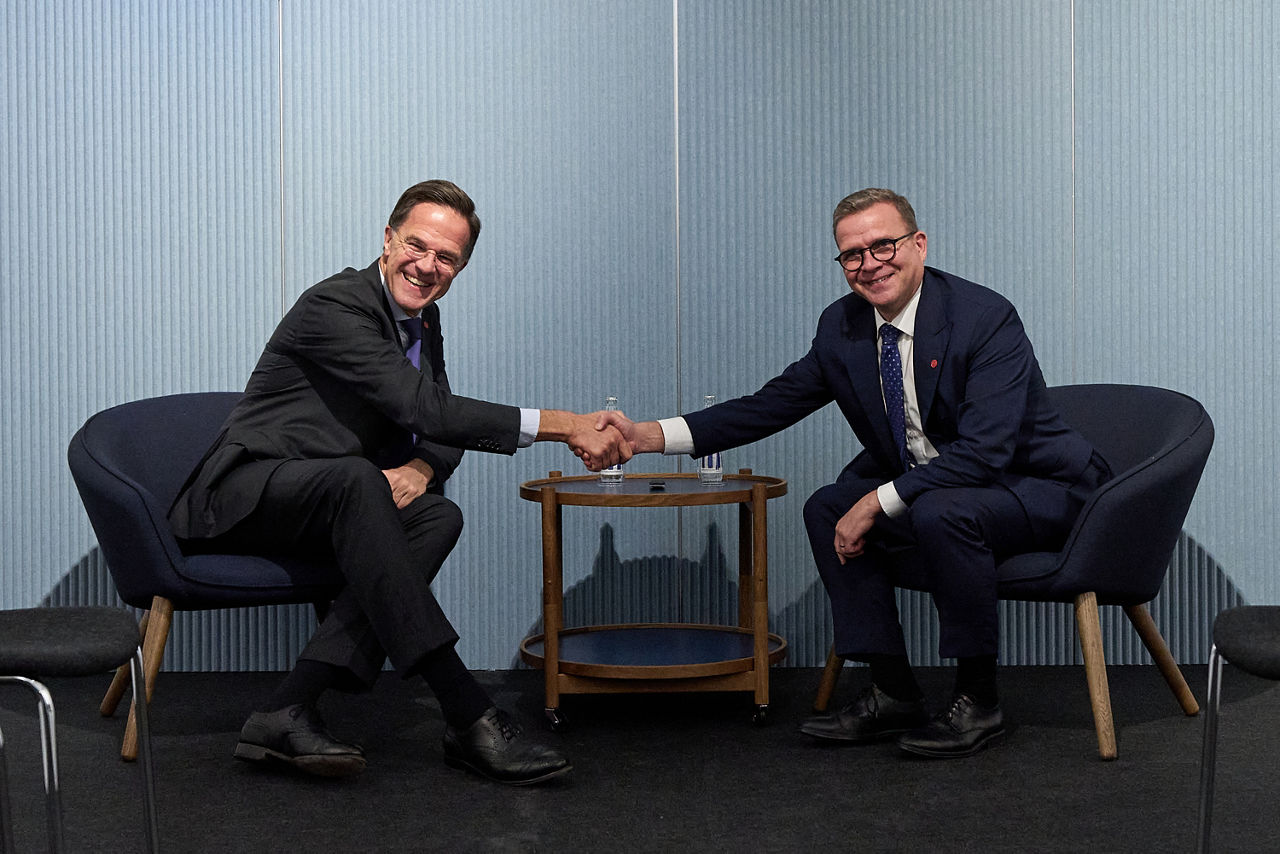  NATO Secretary General Mark Rutte meets Petteri Orpo, Prime Minister of Finland