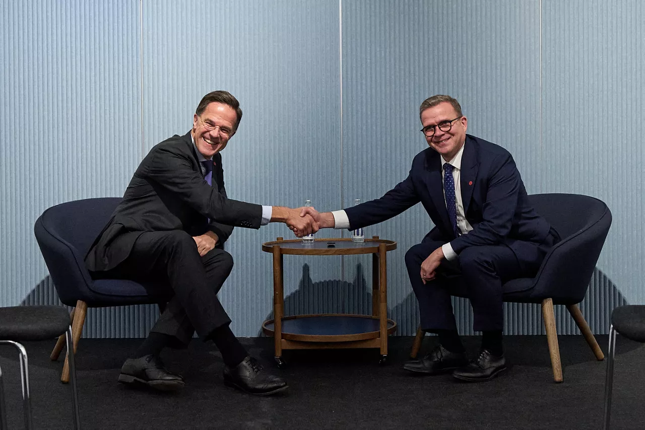  NATO Secretary General Mark Rutte meets Petteri Orpo, Prime Minister of Finland