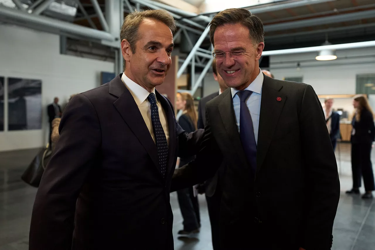 NATO Secretary General Mark Rutte meets with Kyriakos Mitsotakis, Prime Minister of Greece