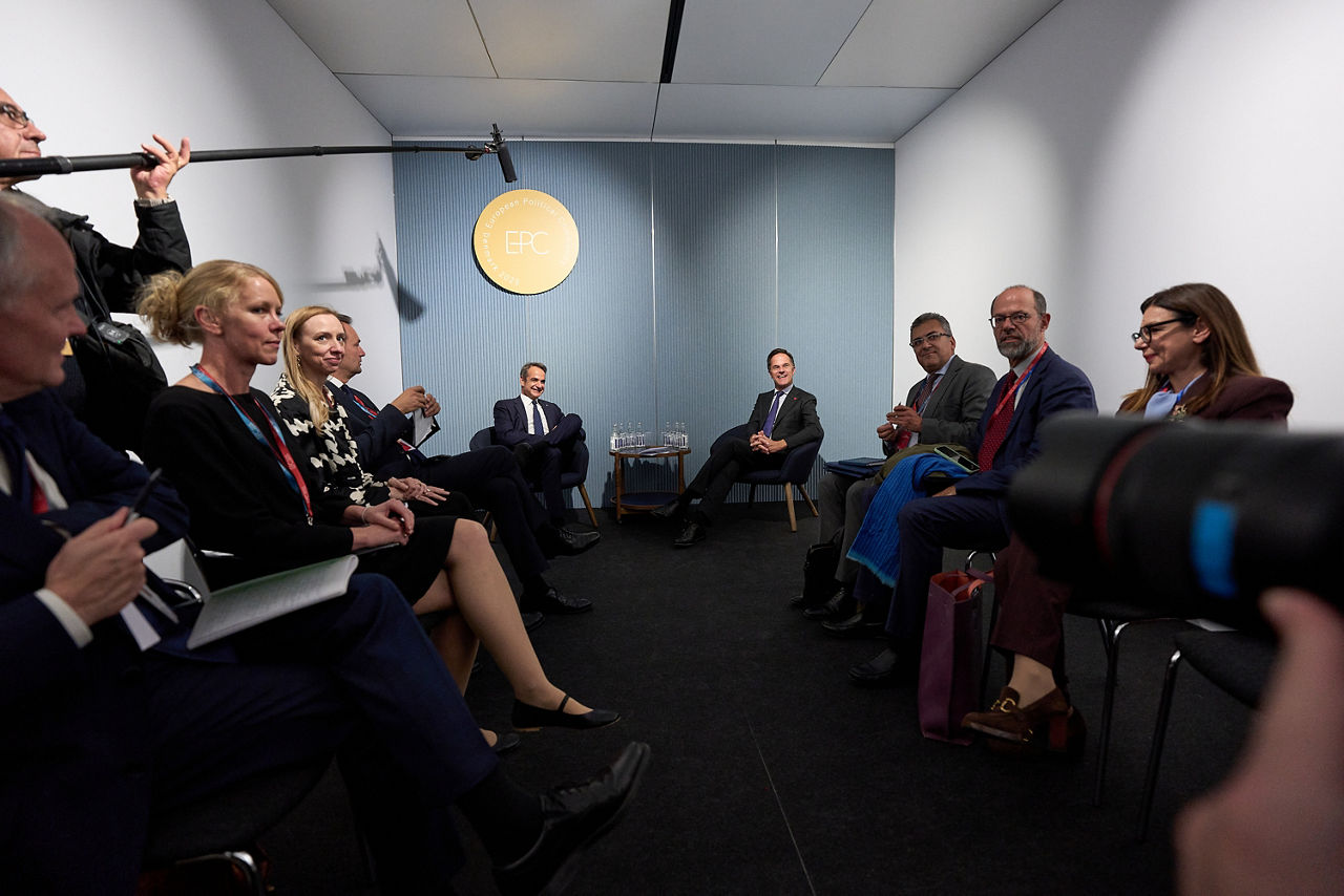 NATO Secretary General Mark Rutte meets with Kyriakos Mitsotakis, Prime Minister of Greece