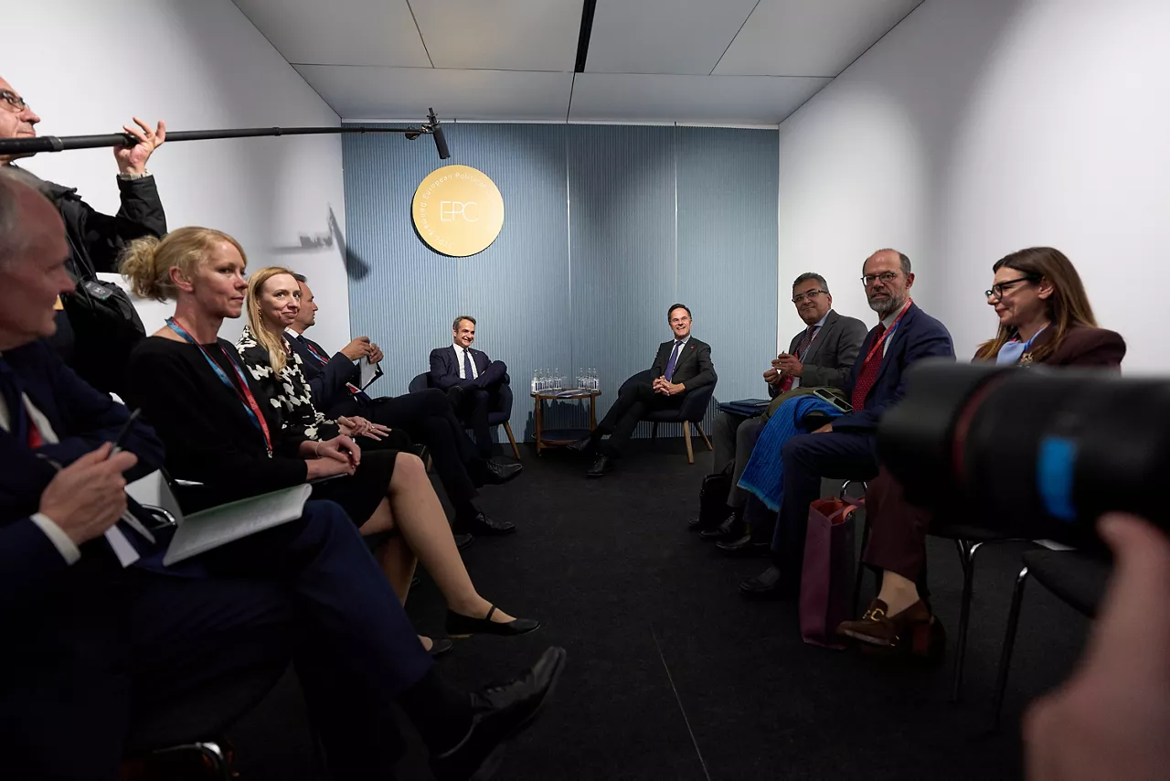 NATO Secretary General Mark Rutte meets with Kyriakos Mitsotakis, Prime Minister of Greece