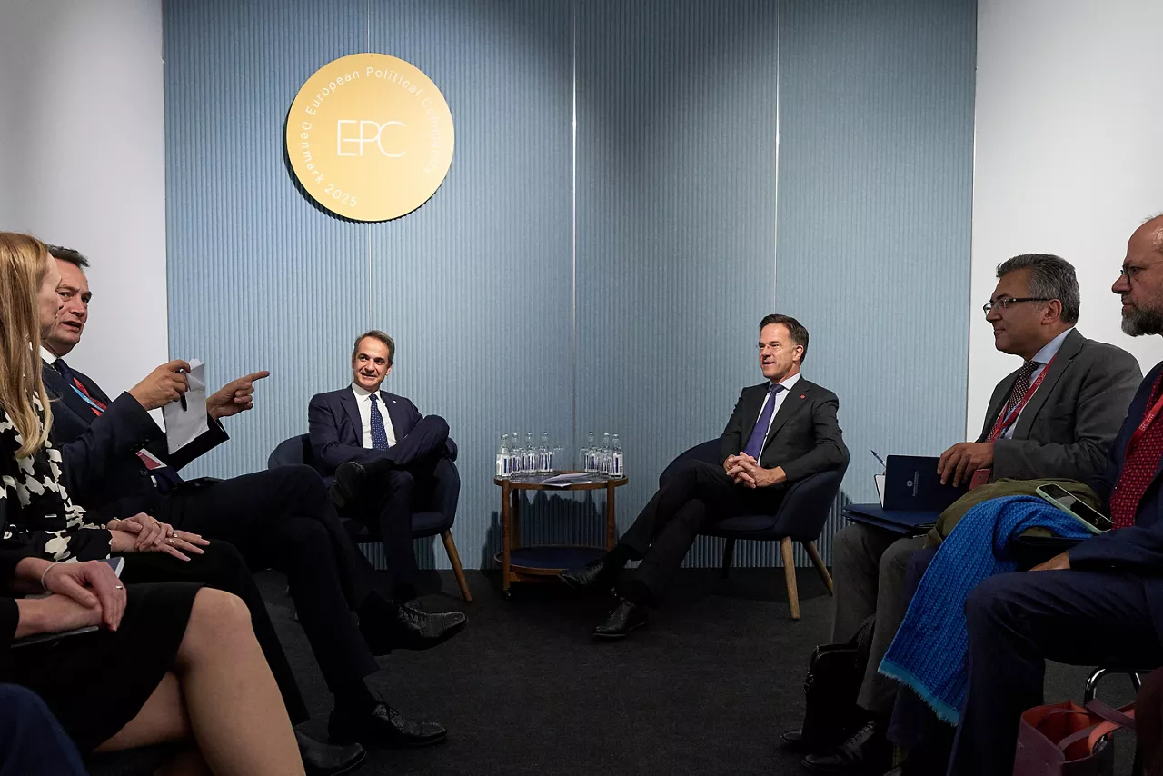 NATO Secretary General Mark Rutte meets with Kyriakos Mitsotakis, Prime Minister of Greece