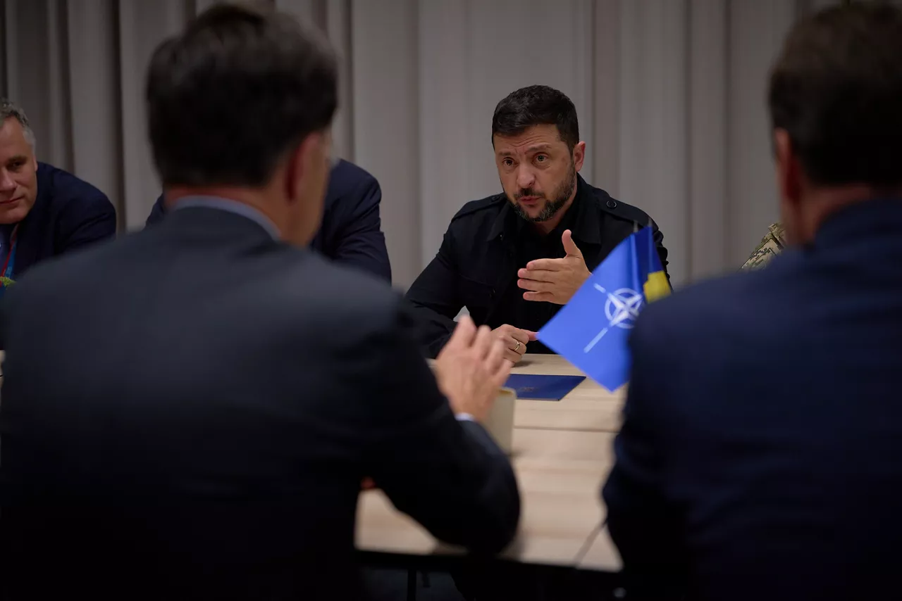 NATO Secretary General Mark Rutte meets with Volodymyr Zelenskyy, President of Ukraine
