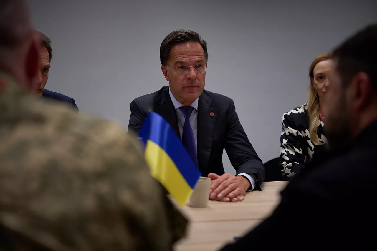 NATO Secretary General Mark Rutte meets with Volodymyr Zelenskyy, President of Ukraine