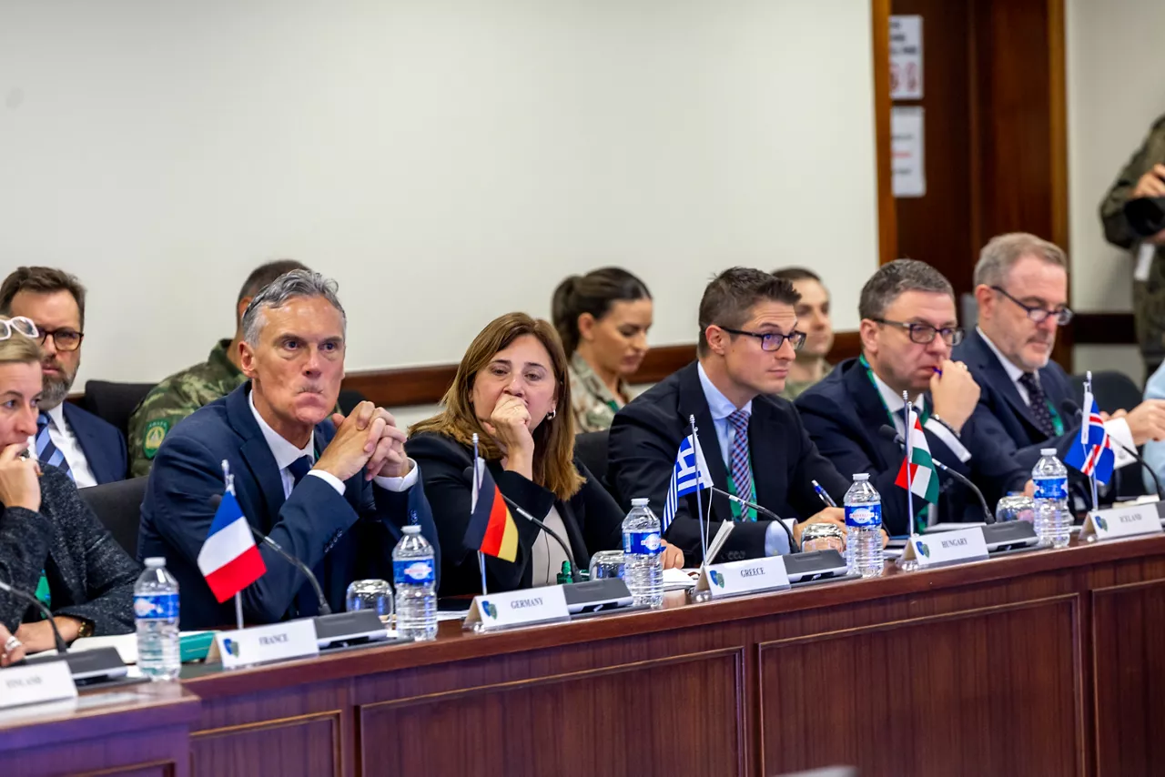 Meeting of the North Atlantic Council
Detlef Wächter, Permanent Representative for Germany to NATO

Vasiliki Gounari, Permanent representative of Greece to NATO

István Balogh, Permanent Representative of Hungary to NATO

Jörundur Valtýsson, Permanent Representative of Iceland to NATO 

Alessandro Azzoni, Permanent Representative of Italy to NATO