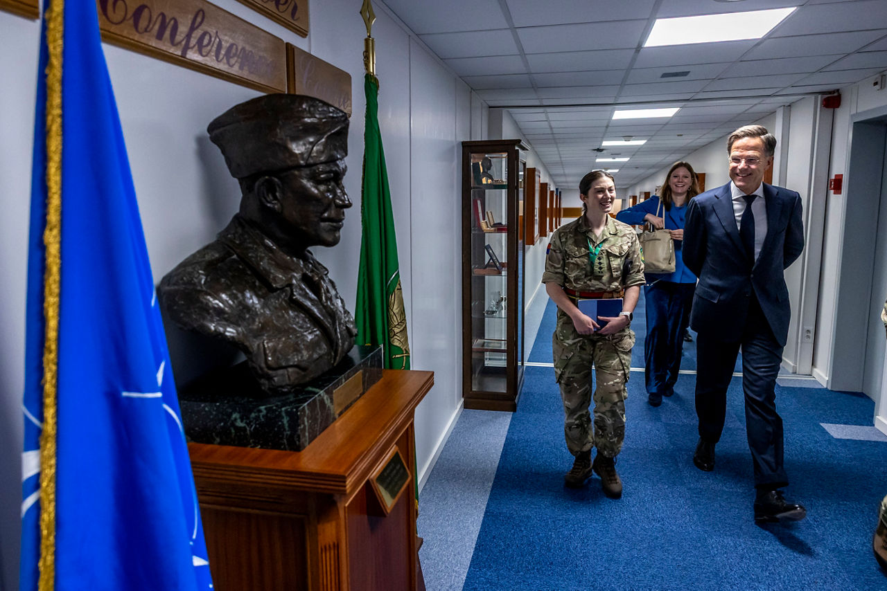 NATO Secretary General Mark Rutte at SHAPE headquarters