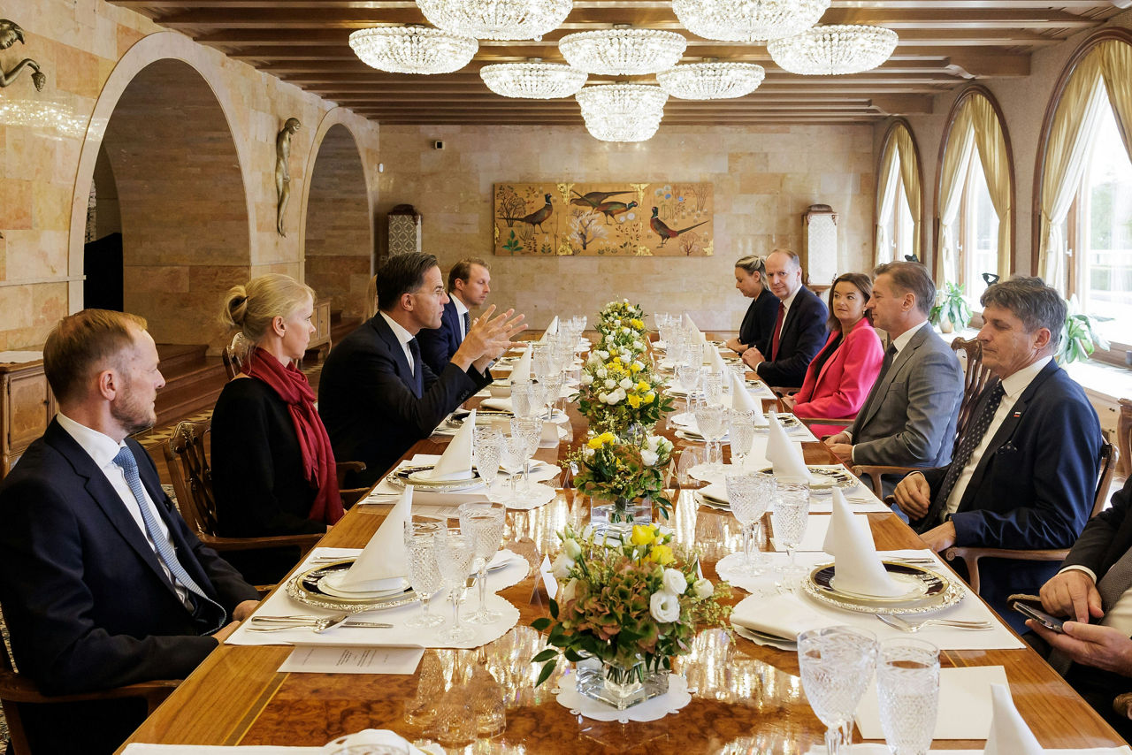 NATO Secretary General Mark Rutte meets with Robert Golob, Prime Minister of Slovenia