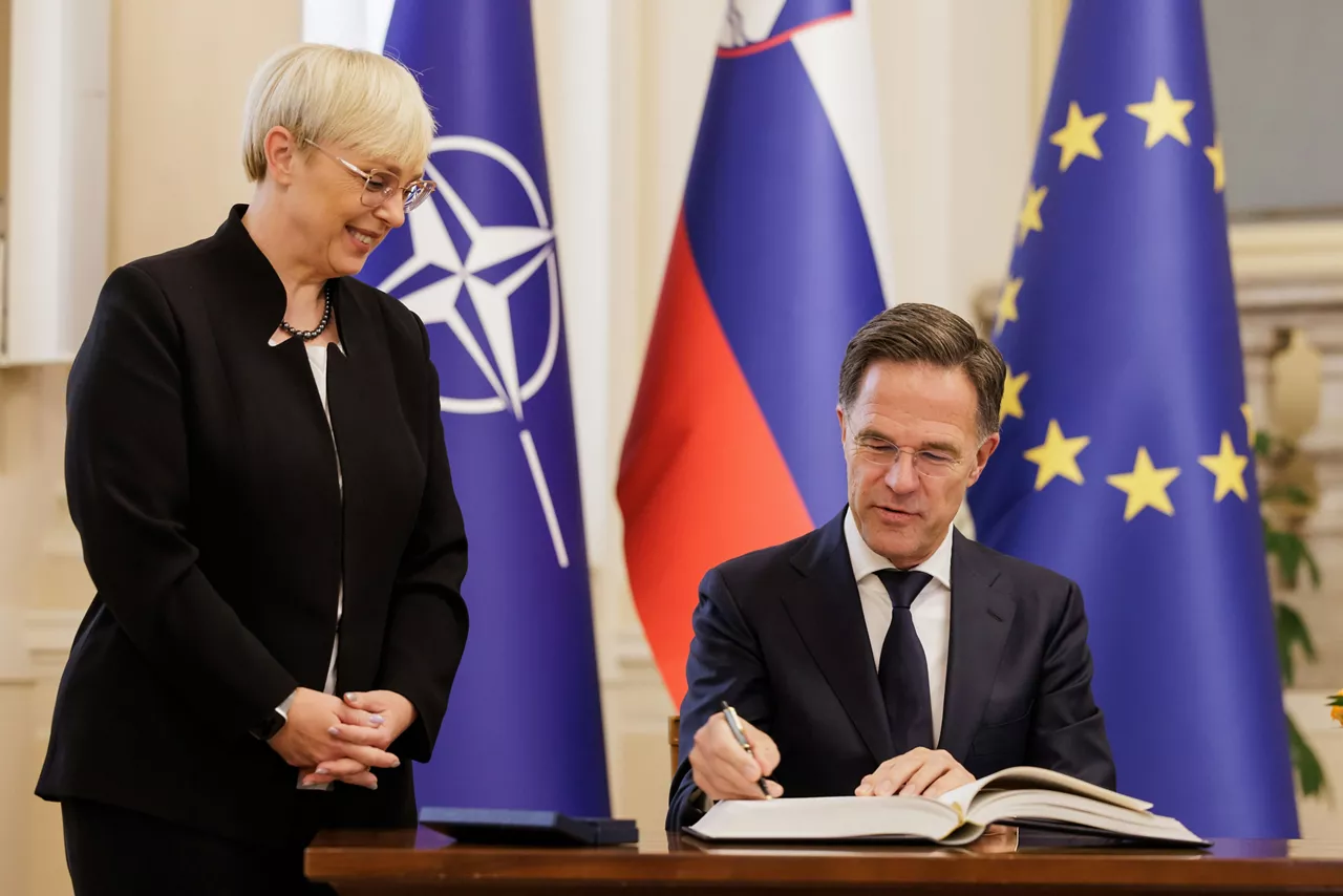 NATO Secretary General Mark Rutte meets with Nataša Pirc Musar, President of Slovenia