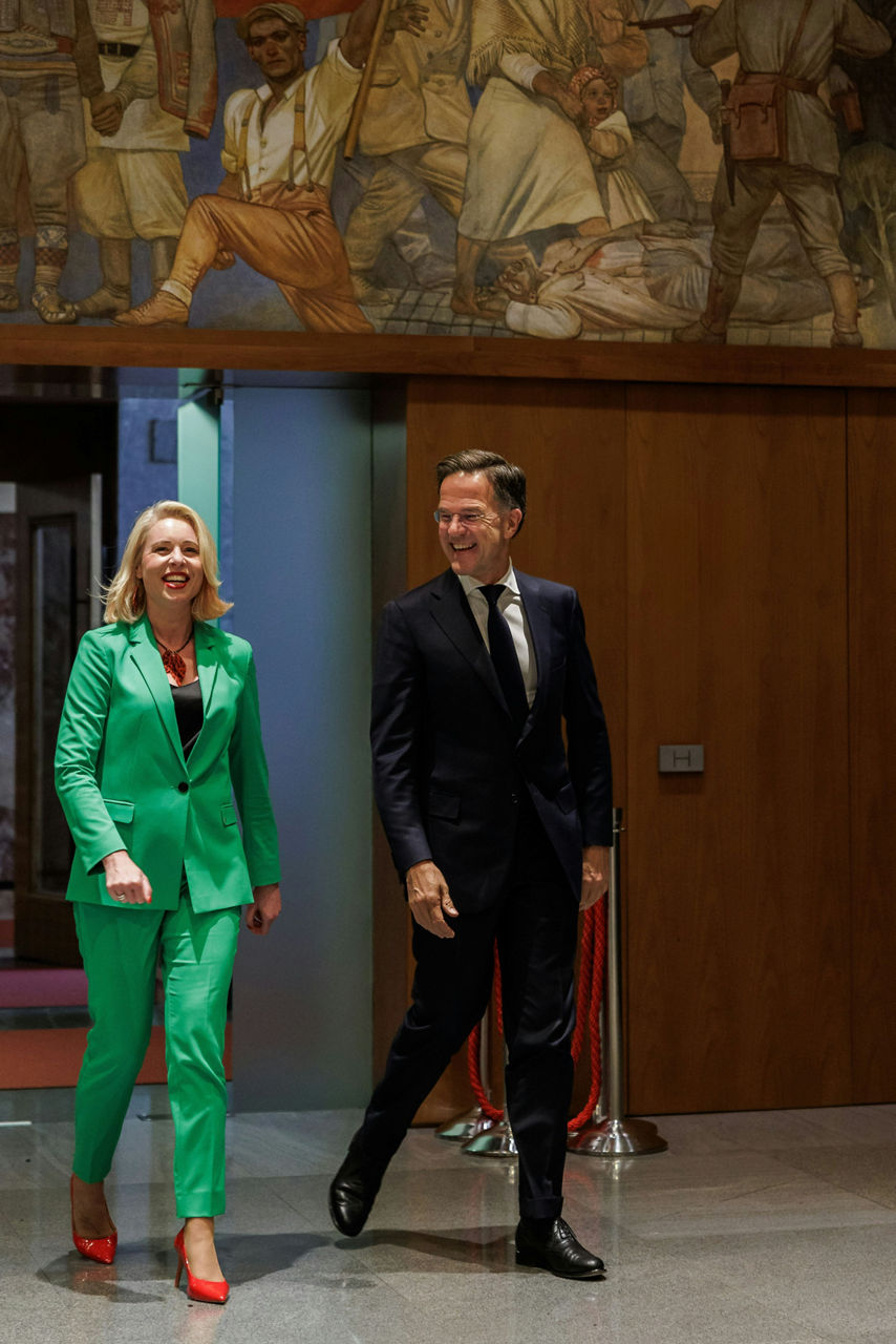 NATO Secretary General Mark Rutte meets with Urška Klakočar Zupančič., Speaker of the National Assembly of Slovenia