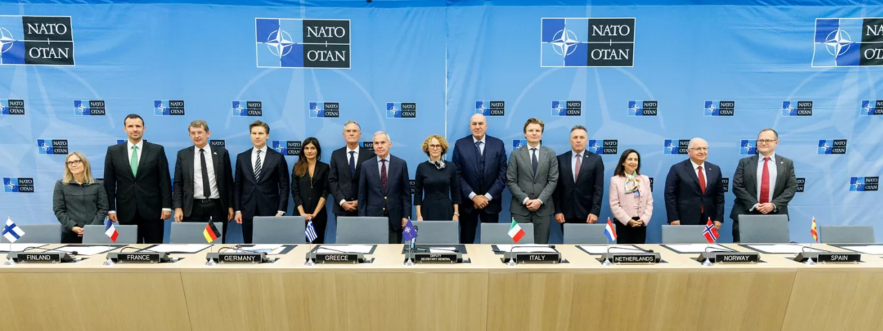 Signing of a Memorandum of Understanding on Distributed Synthetic Training High Visibility Project with 13 Allies (Canada, Czechia, Denmark, Finland, France, Germany, Greece, Italy, Netherlands, Norway, Spain, Türkiye and the United Kingdom)