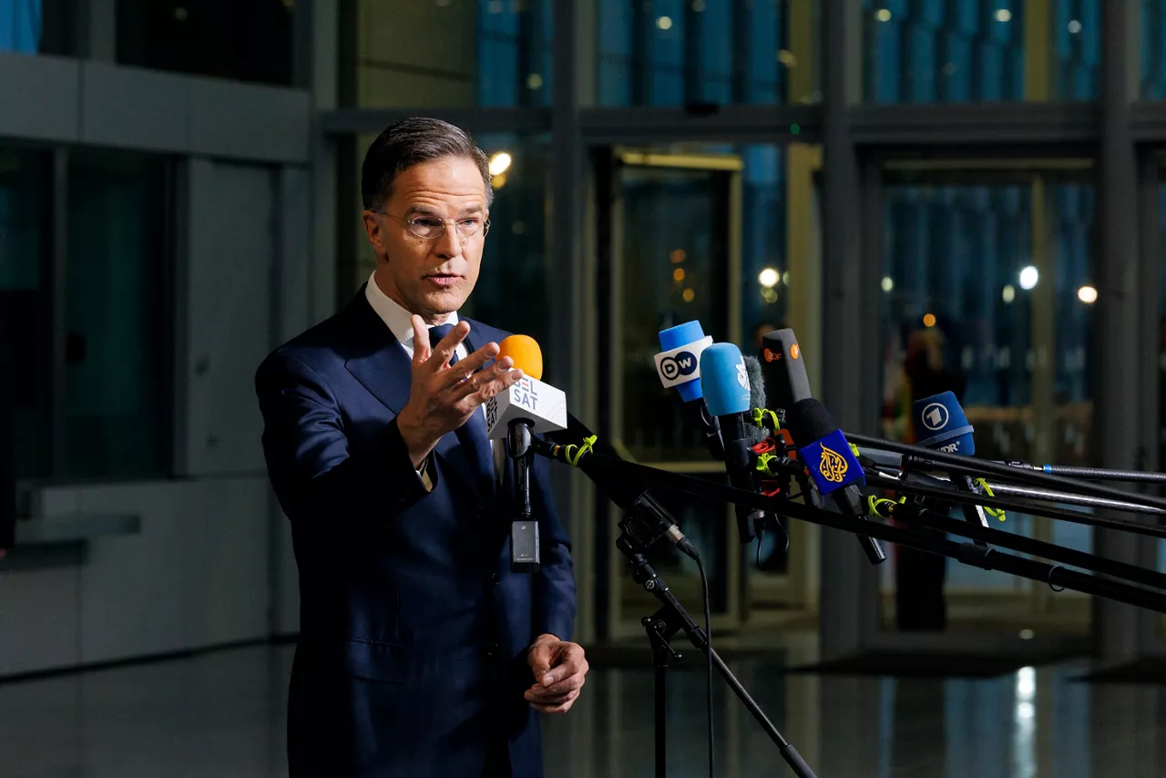 Doorstep statement by NATO Secretary General Mark Rutte ahead of the Meeting of NATO Ministers of Defence in Brussels