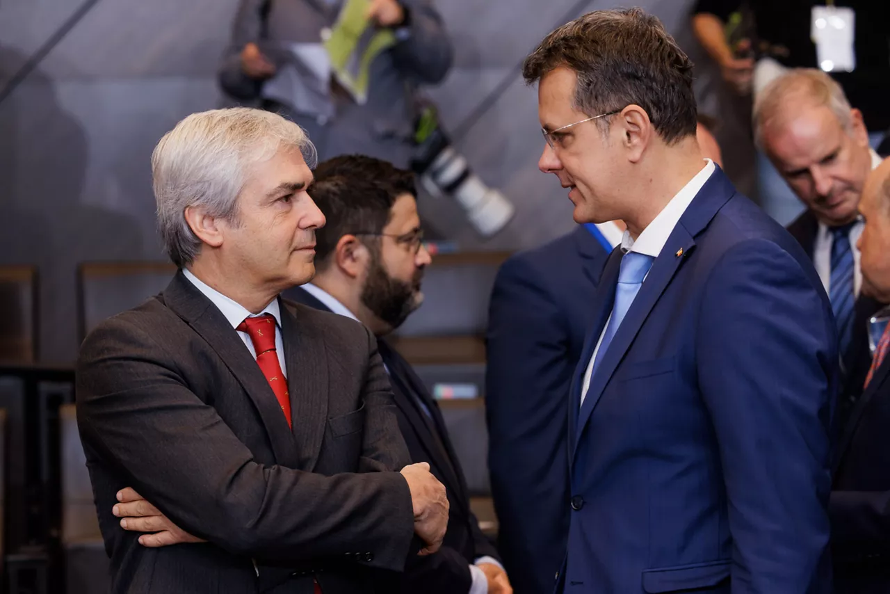 Nuno Melo (Minister of Defence, Portugal) and Liviu-Ionuț Moșteanu (Minister of Defence, Romania)