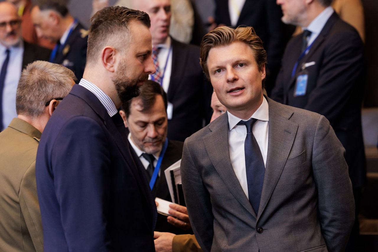 Władysław Kosiniak-Kamysz (Minister of Defence, Poland) and Ruben Brekelmans (Minister of Defence, Netherlands)