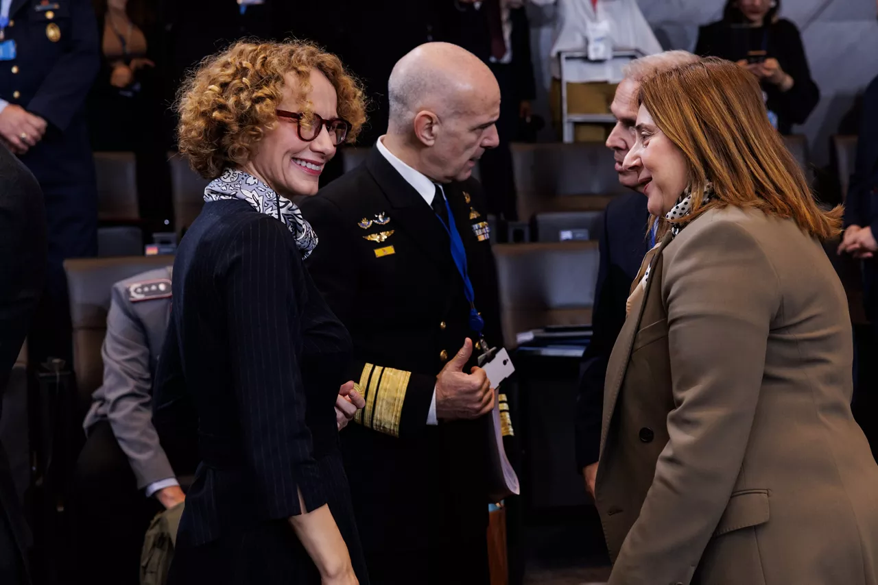 NATO Deputy Secretary General Radmila Shekerinska and Margarita Robles (Minister of Defence, Spain)