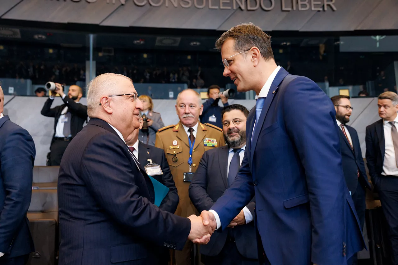 Yaşar Güler (Minister of Defence, Türkiye) and Liviu-Ionuț Moșteanu (Minister of Defence, Romania)