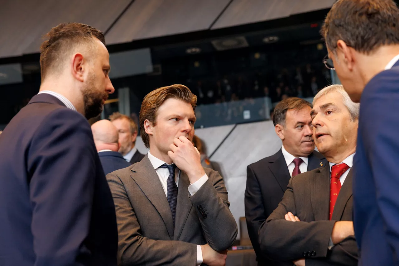 Władysław Kosiniak-Kamysz (Minister of Defence, Poland), Ruben Brekelmans (Minister of Defence, Netherlands), Nuno Melo (Minister of Defence, Portugal) and Liviu-Ionuț Moșteanu (Minister of Defence, Romania)