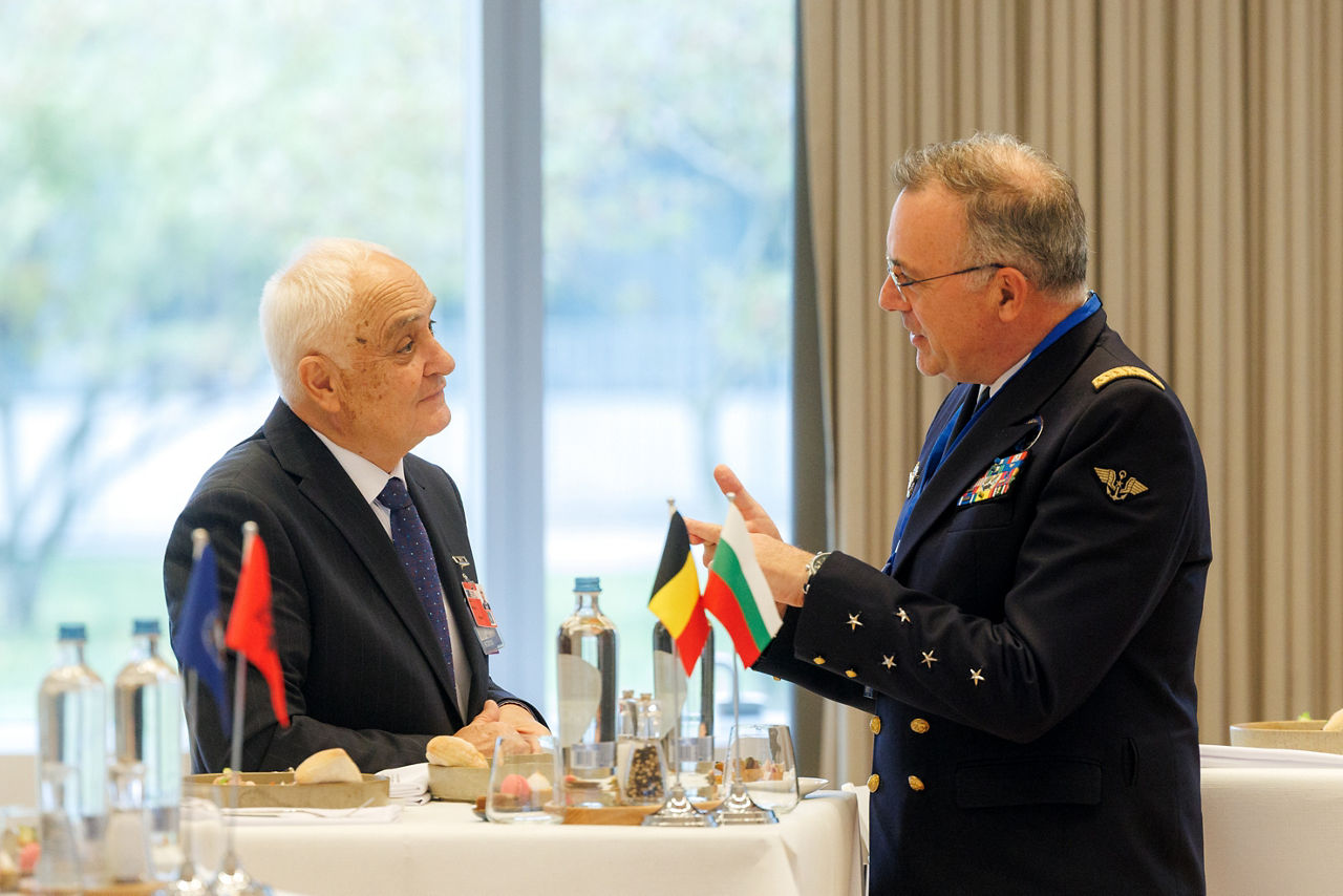 Atanas Zapryanov (Minister of Defence, Bulgaria) and Supreme Allied Commander Transformation, Admiral Pierre Vandier