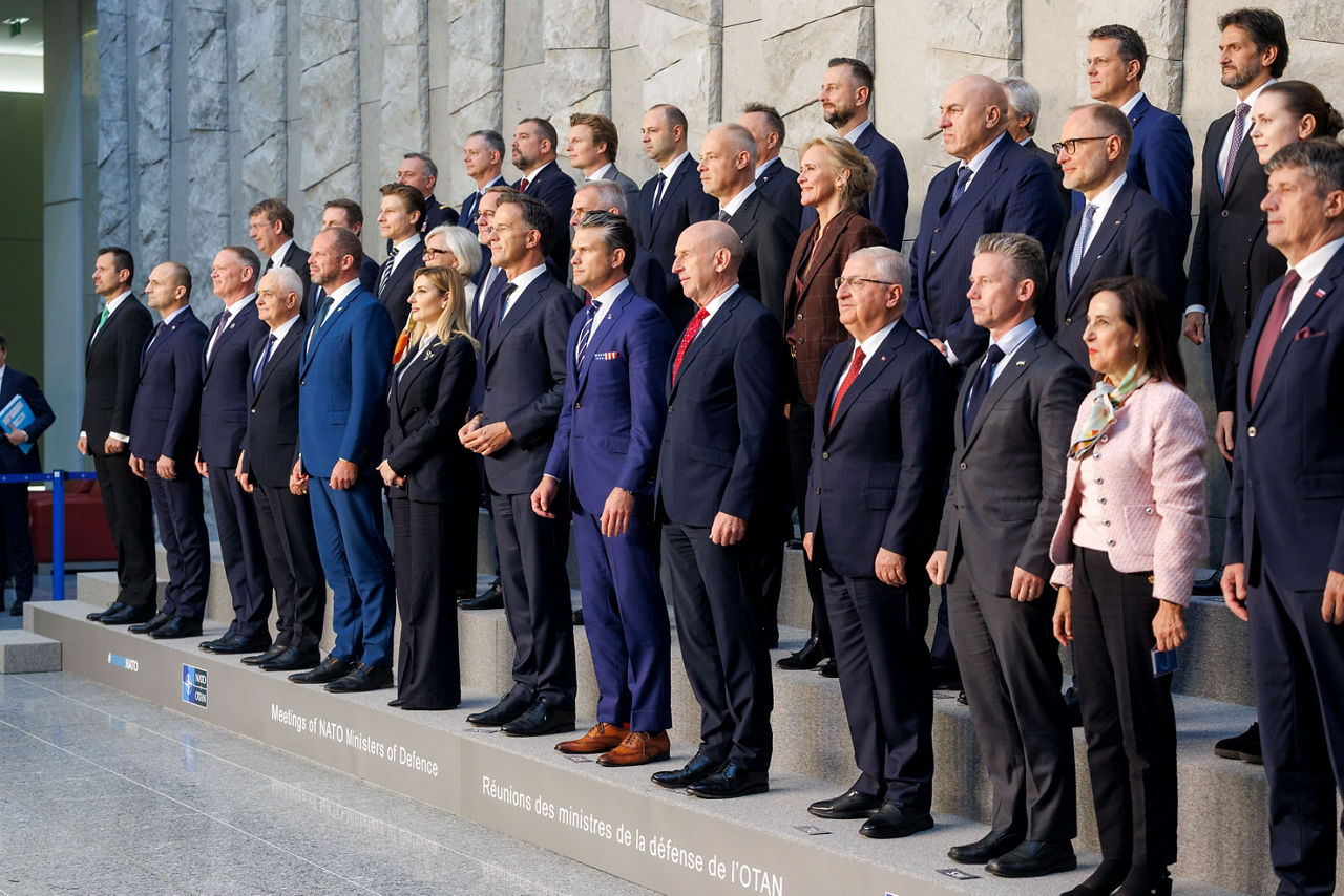 Official Photo of the NATO Ministers of Defence