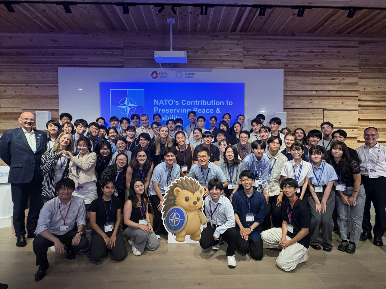 If one group defined NATO’s participation in Osaka, it was the young people of Japan. Thanks to a NATO grant to the University of Tokyo’s Research Center for Advanced Science and Technology (RCAST), over 70 students from 25 of the top universities across Japan (and beyond) joined the programme.