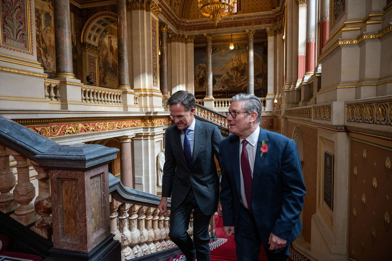 NATO Secretary General Mark Rutte and Keir Starmer, Prime Minister of the United Kingdom