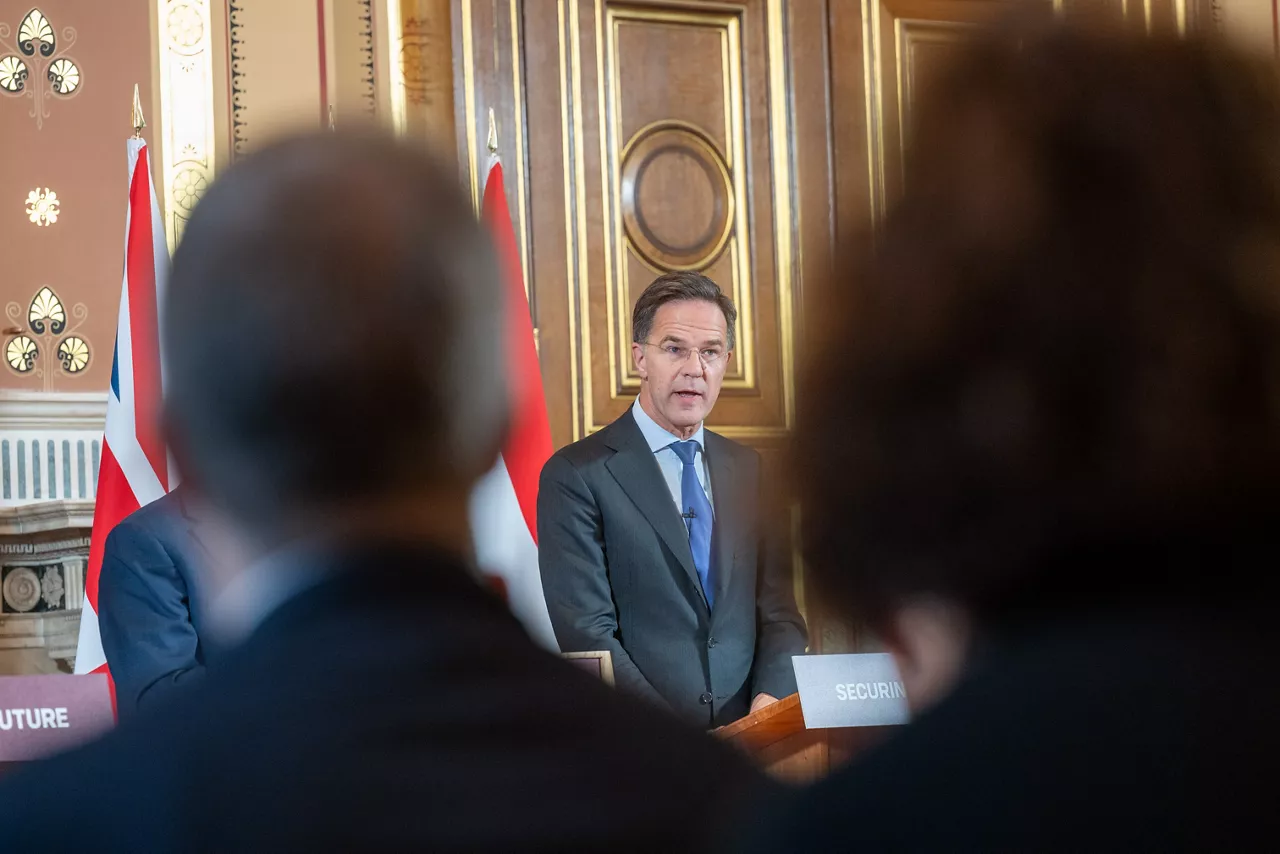 Joint press conference. NATO Secretary General Mark Rutte