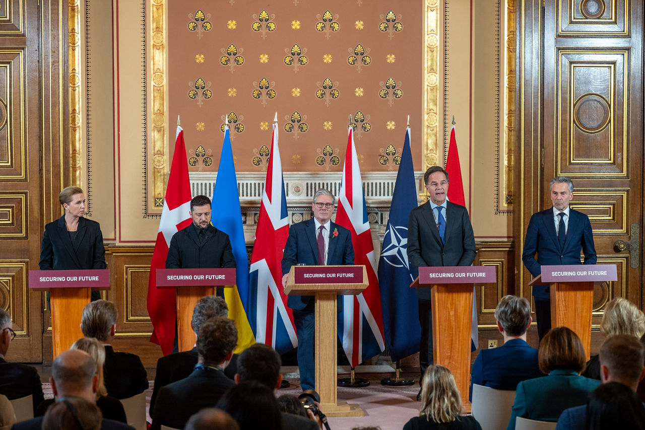 NATO Secretary General participates in a meeting of the Coalition of the Willing