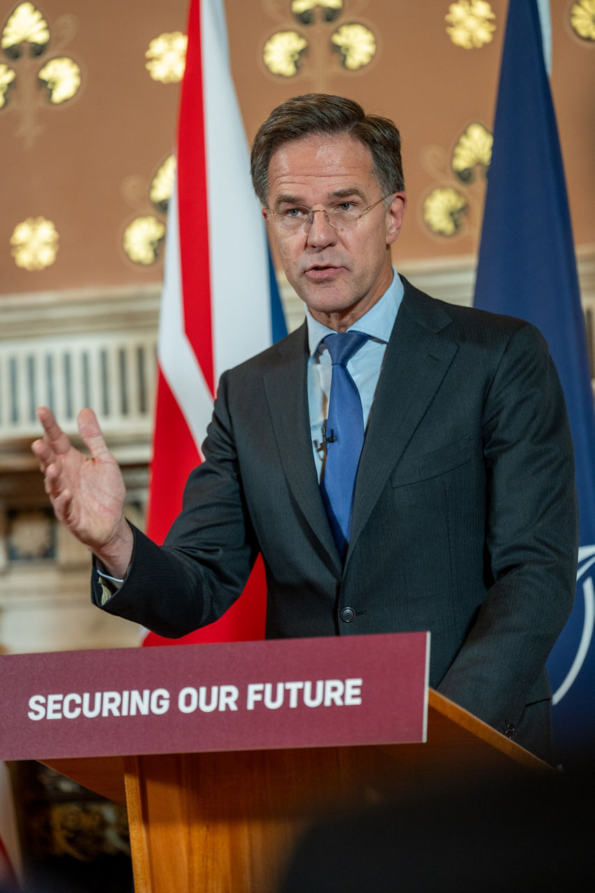 Joint press conference. NATO Secretary General Mark Rutte