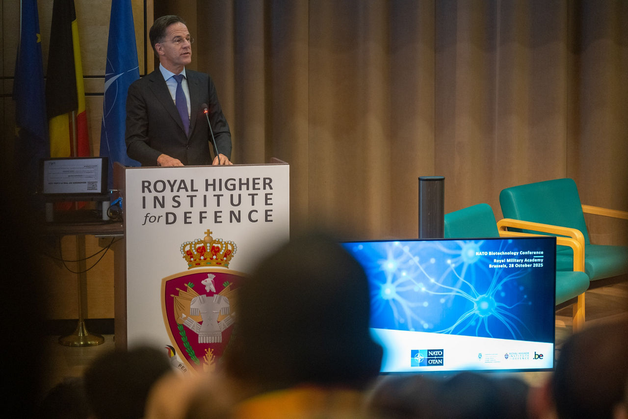 NATO Secretary General Mark Rutte addresses first NATO Biotech Conference