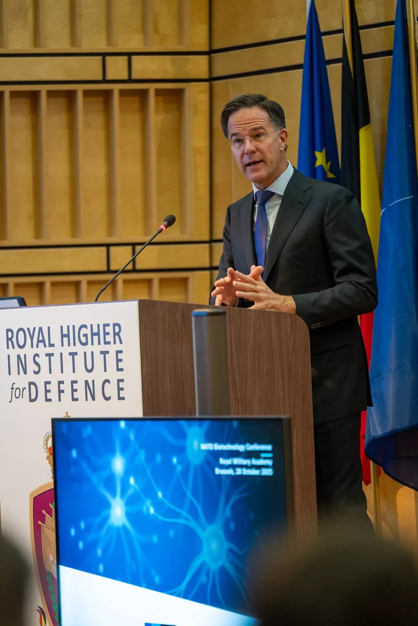 NATO Secretary General Mark Rutte addresses first NATO Biotech Conference