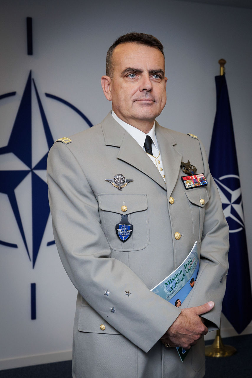 Major General Christophe Hintzy, Commander of NATO Mission Iraq 