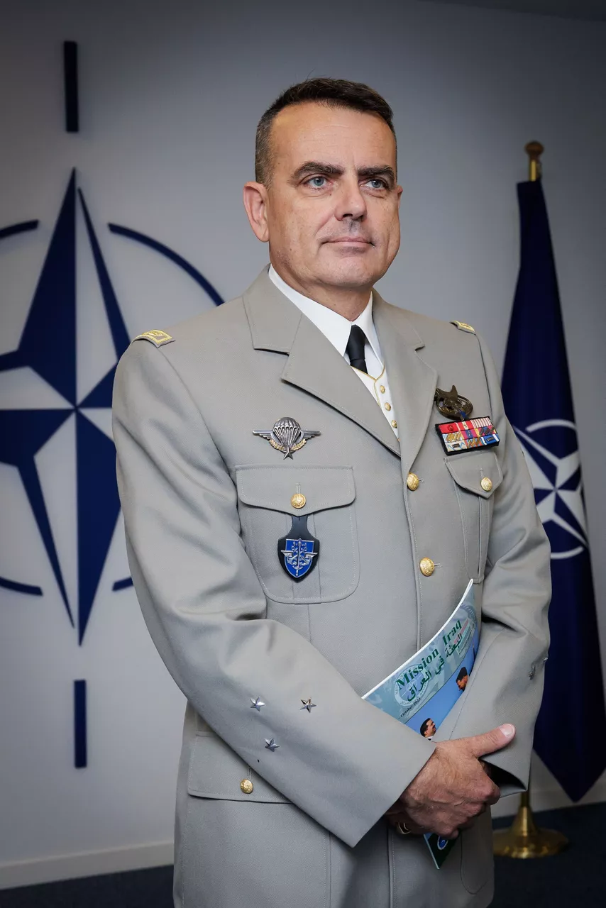 Major General Christophe Hintzy, Commander of NATO Mission Iraq 