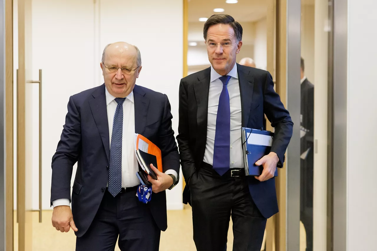 NATO Secretary General Mark Rutte meets with Andrius Kubilius, European Commissioner for Defence and Space