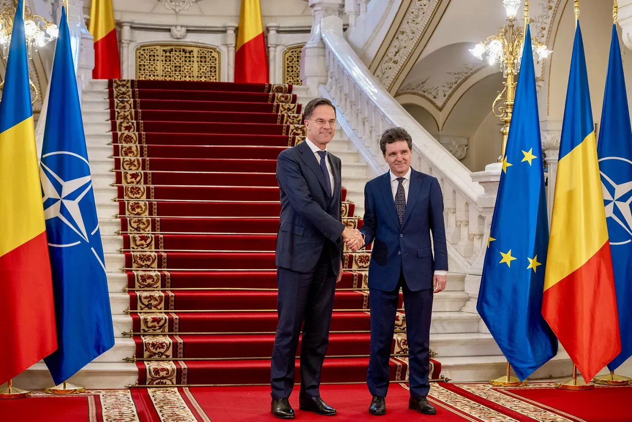 NATO Secretary General Mark Rutte meets with Nicușor Dan, President of Romania