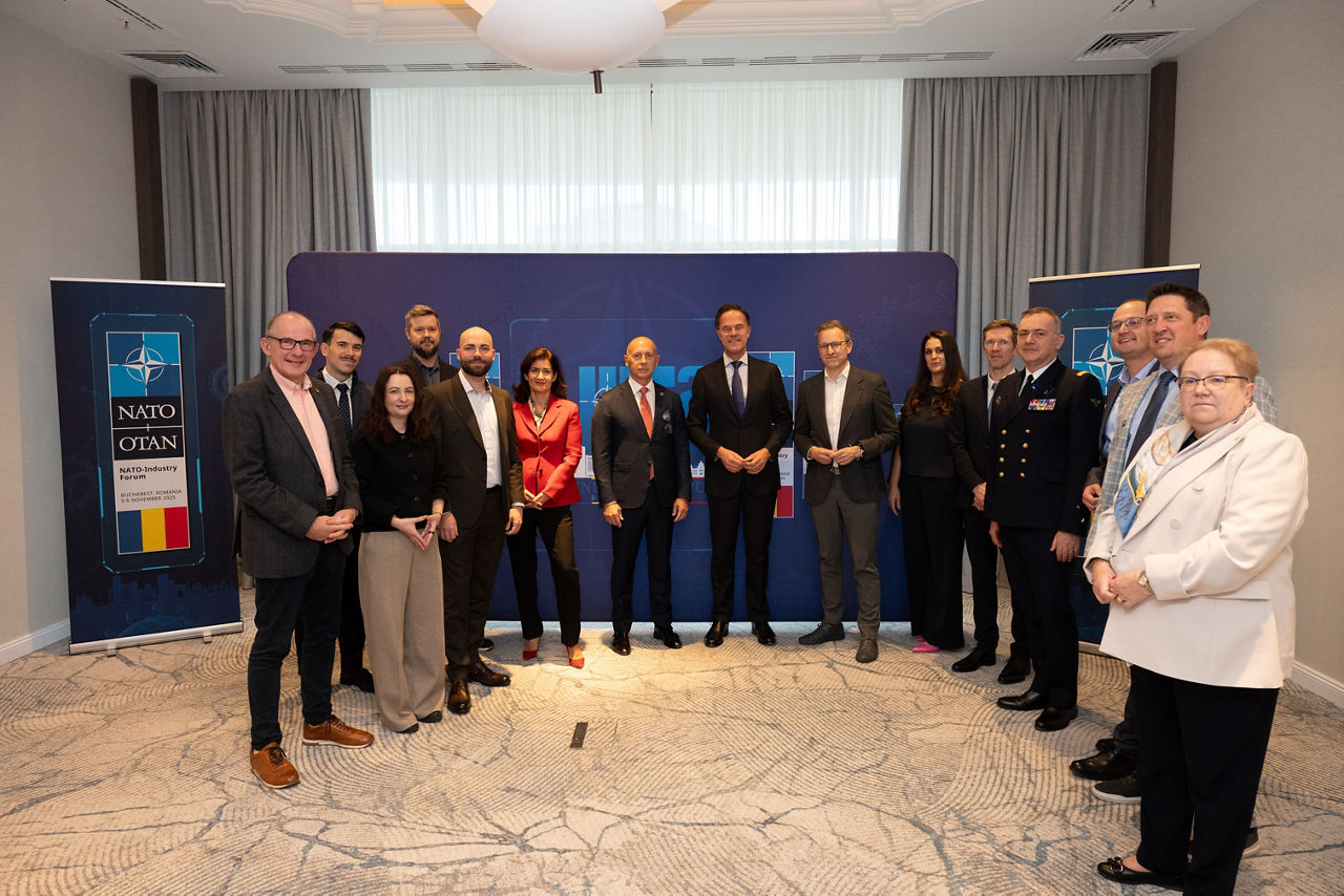 NATO Secretary General Mark Rutte meets with CEO's at the NATO Industry Forum