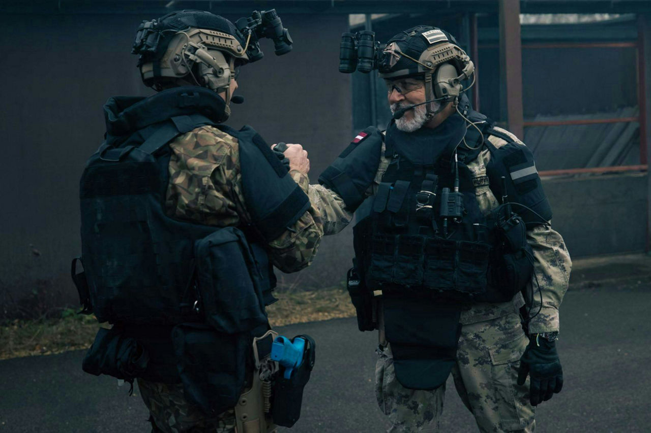 The Chair of the NATO Military Committee visited the Latvian Joint Combined Special Operations Forces