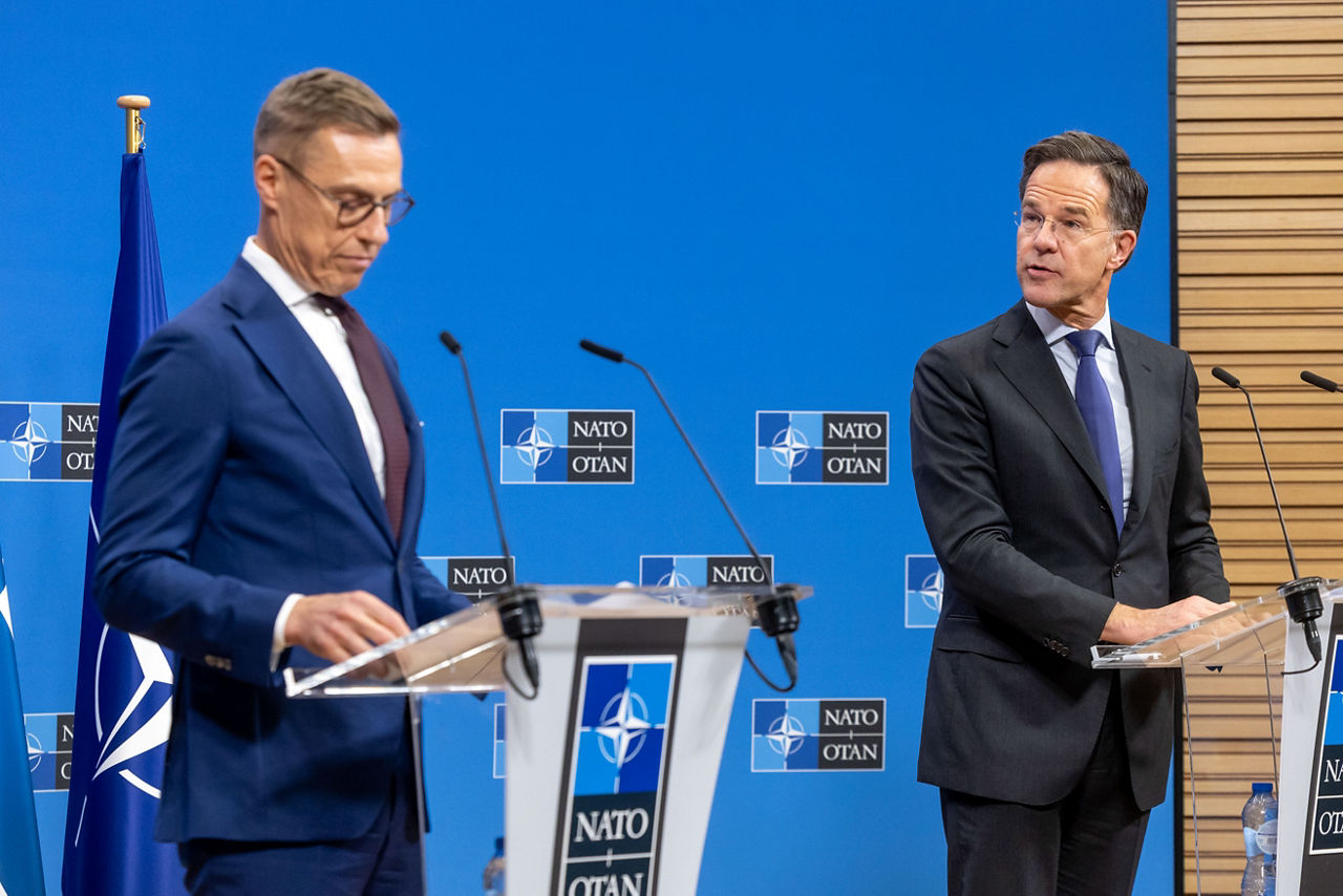 Joint press conference by NATO Secretary General Mark Rutte and Alexander Stubb, President of Finland
