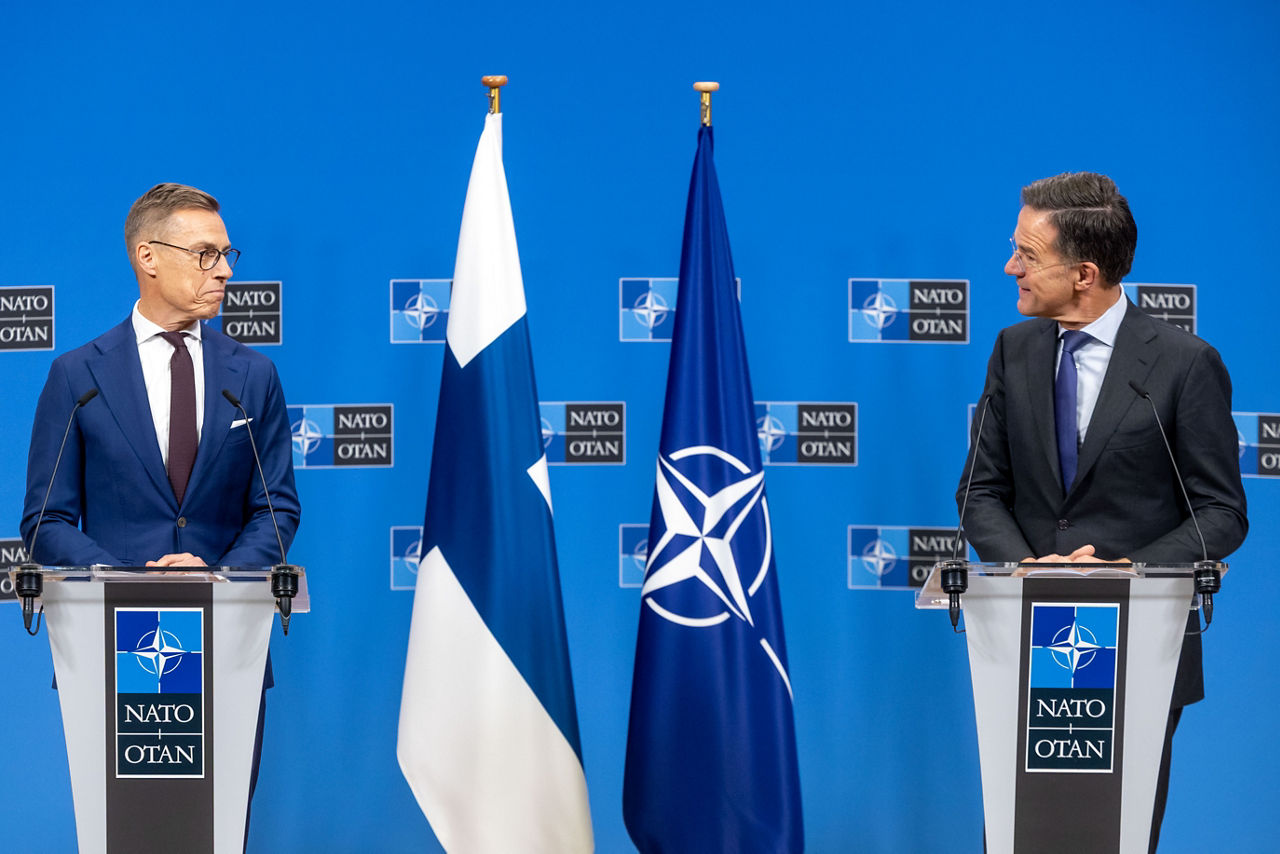 Joint press conference by NATO Secretary General Mark Rutte and Alexander Stubb, President of Finland