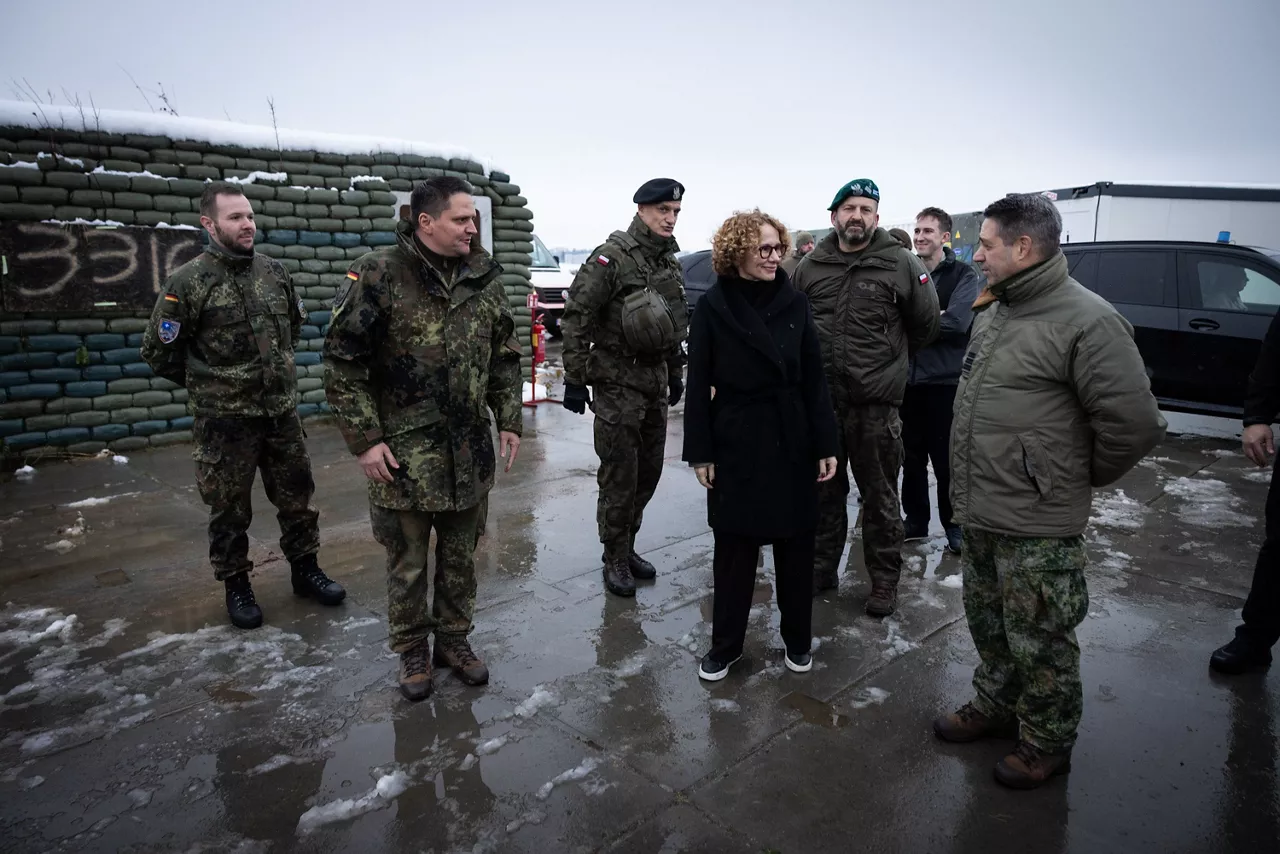 NATO Deputy Secretary General Radmila Shekerinska visits the logistical hub in Poland of the NATO Security Assistance and Training for Ukraine (NSATU)