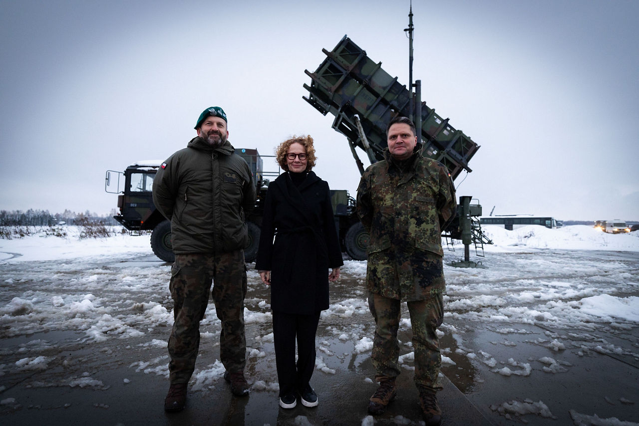 NATO Deputy Secretary General Radmila Shekerinska visits the logistical hub in Poland of the NATO Security Assistance and Training for Ukraine (NSATU)