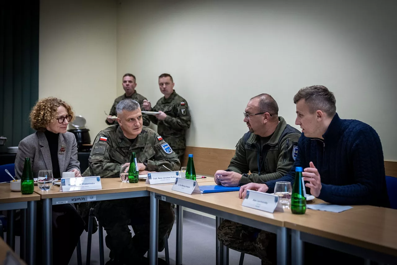 NATO Deputy Secretary General Radmila Shekerinska visits the logistical hub in Poland of the NATO Security Assistance and Training for Ukraine (NSATU)