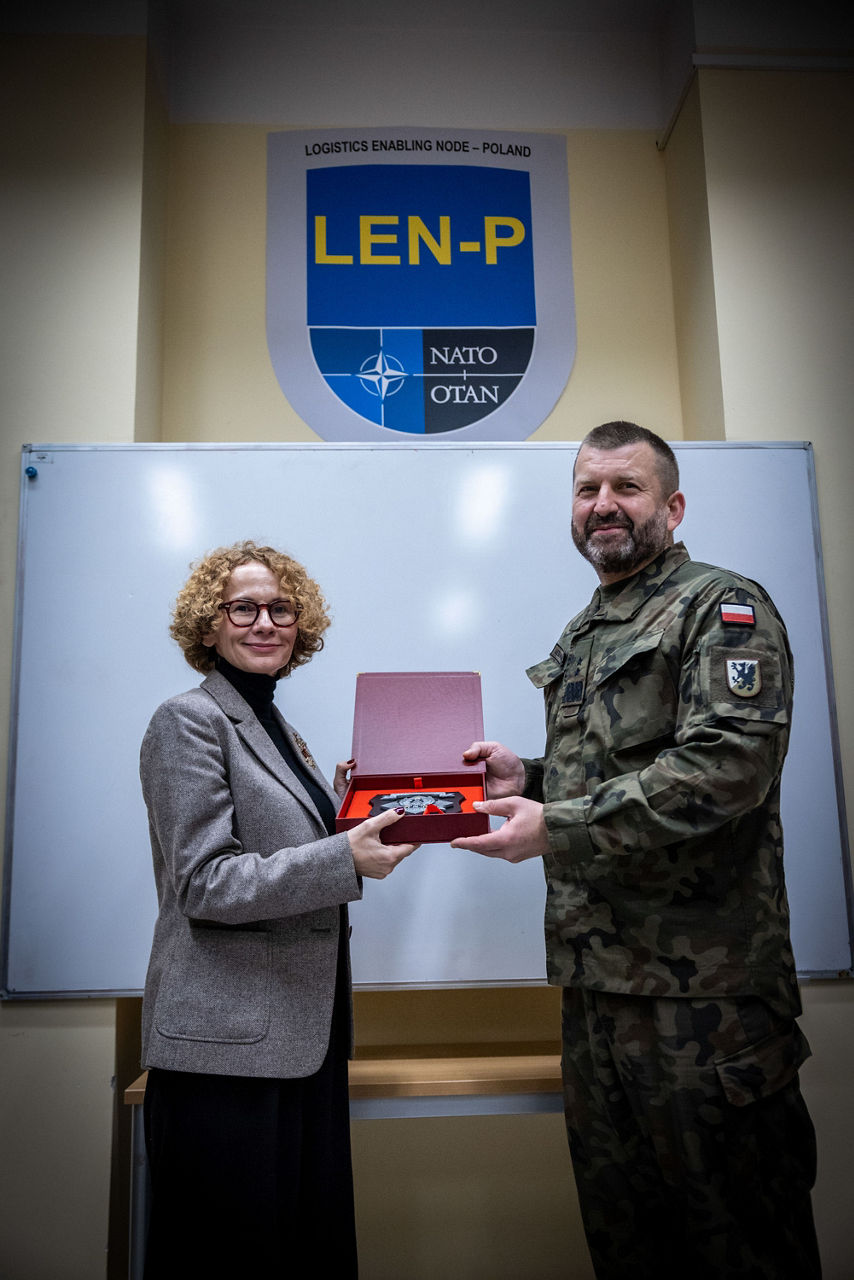 NATO Deputy Secretary General Radmila Shekerinska visits the logistical hub in Poland of the NATO Security Assistance and Training for Ukraine (NSATU)
