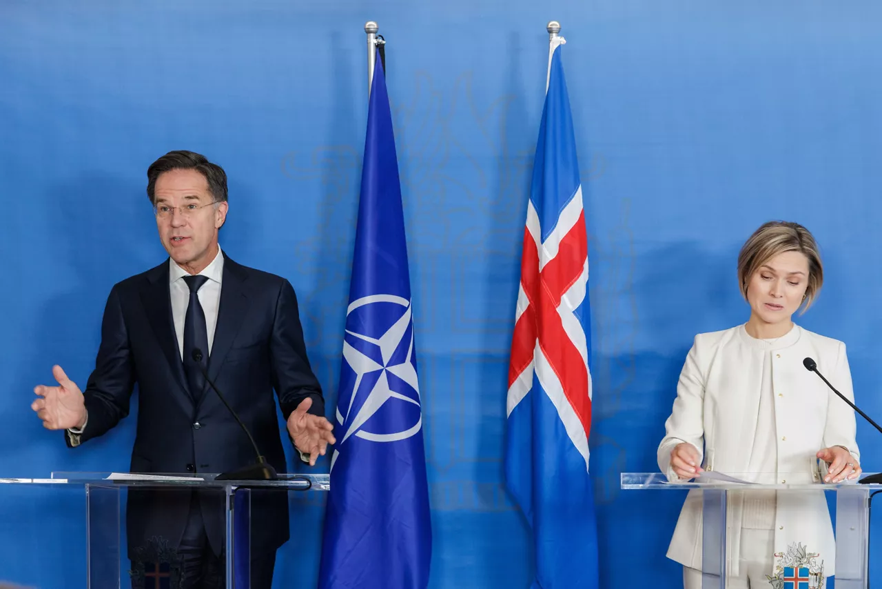 Joint press point by the NATO Secretary General Mark Rutte with Kristrún Frostadóttir, Prime Minister of Iceland

